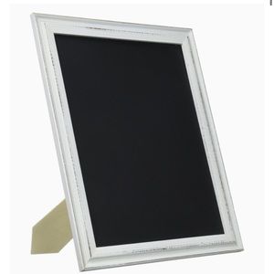 white wash chalkboard frame wedding